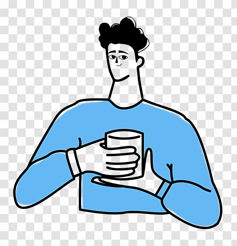 Drinking Tea Transparent PNG