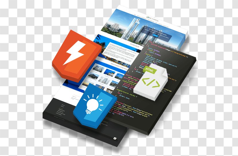 Web Development Responsive Design - Corporate Flyer Transparent PNG