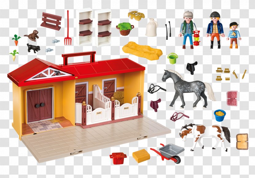 Toy Horse Playmobil Stable Budynek Inwentarski Transparent PNG