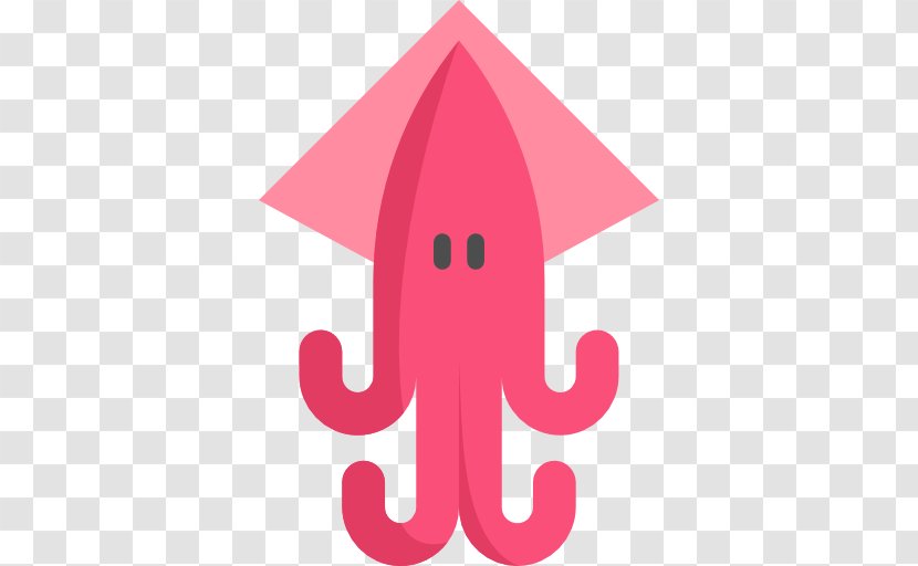 Octopus Cartoon Magenta Clip Art - Silhouette - Squid Transparent PNG