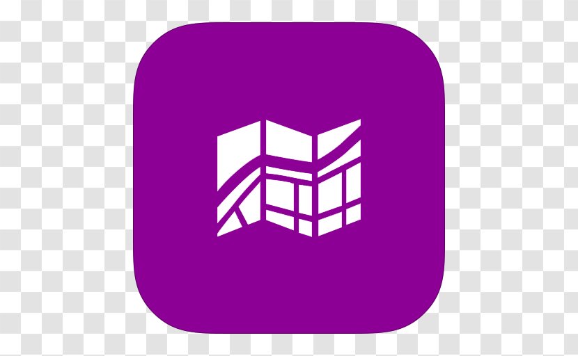 Square Angle Area Purple - Windows Maps - MetroUI Apps Windows8 Transparent PNG