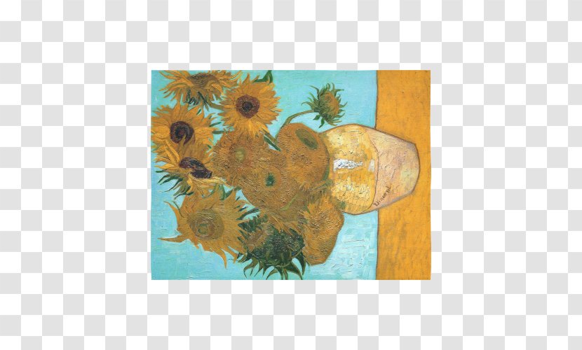 Still Life Common Sunflower VINCENT VAN GOGH MINI Sunflowers - Fauna - Vase Transparent PNG