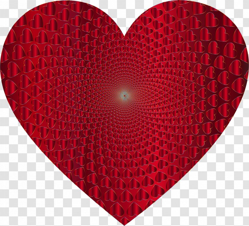 Heart M-095 Pattern Circle M RV & Camping Resort RED.M - Cartoon - Red Vortex Transparent PNG