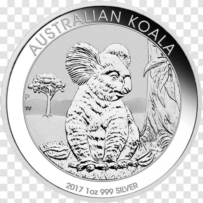 Perth Mint Koala Bullion Coin Silver - Australia Transparent PNG
