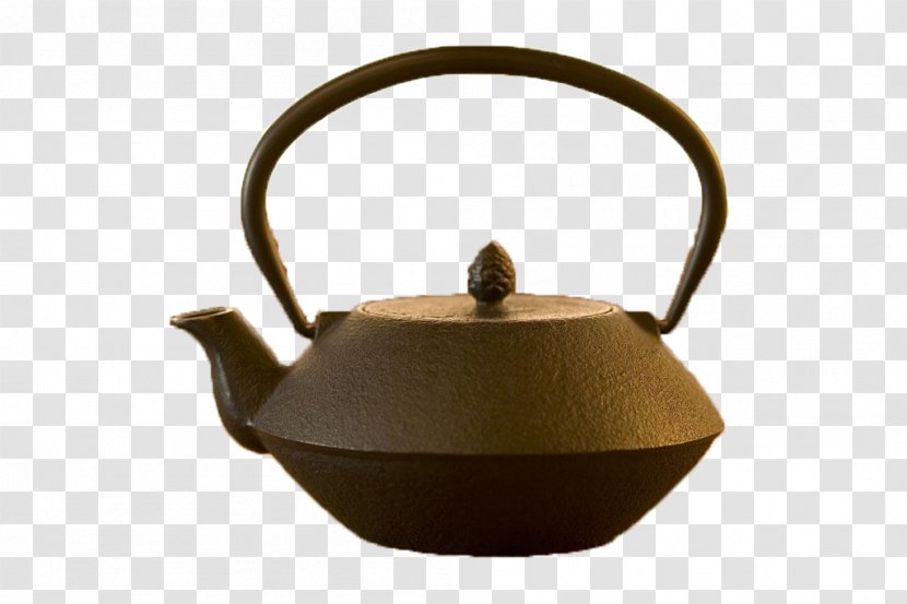 Teapot Style Cast Iron Kettle - Small Appliance - Japanese Transparent PNG