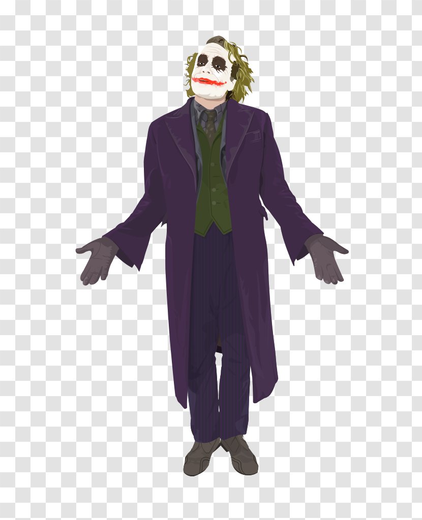 Joker Batman Harley Quinn Costume Suit Transparent PNG