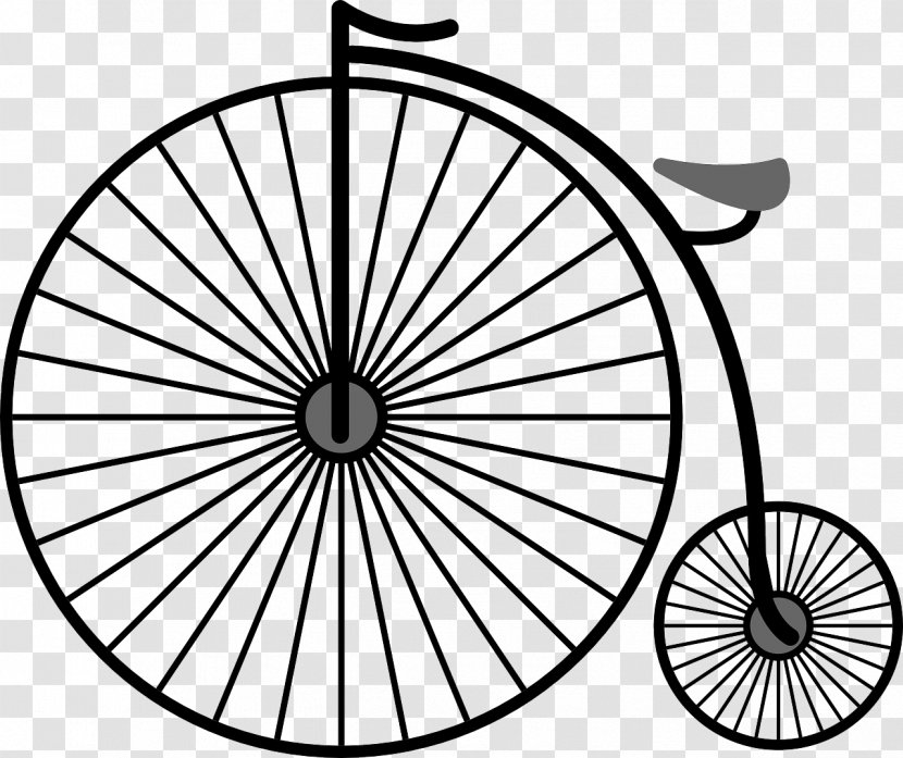 Penny-farthing Bicycle Clip Art - Accessory Transparent PNG