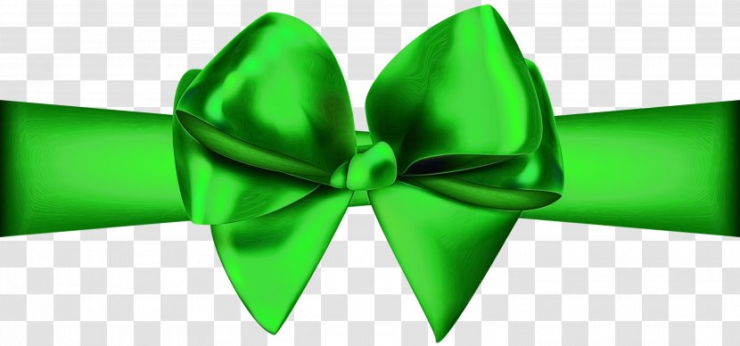 Background Green Ribbon - Bow Tie Transparent PNG