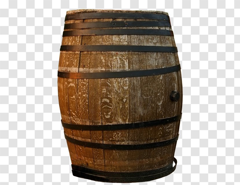 Wine Barrel Oak Bardolino DOC - Wood Stain - Wooden Background Transparent PNG