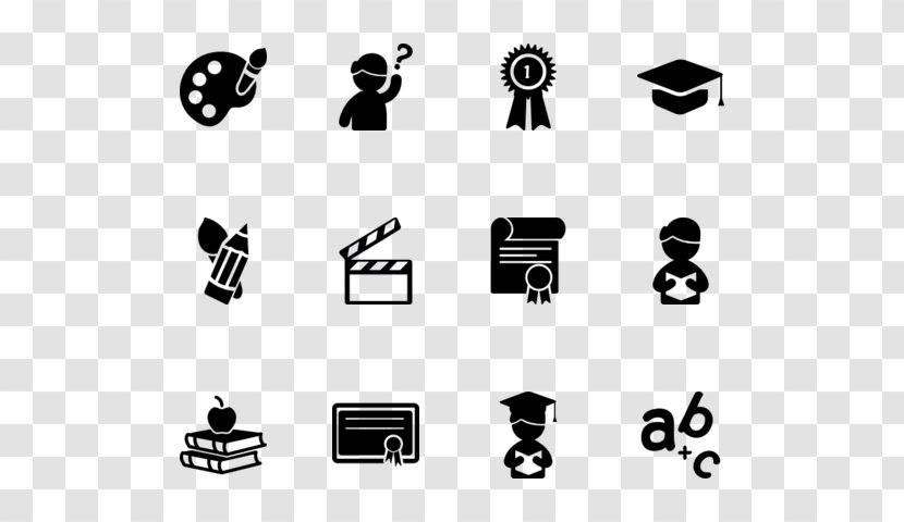 Education Industry - Share Icon - Black And White Transparent PNG