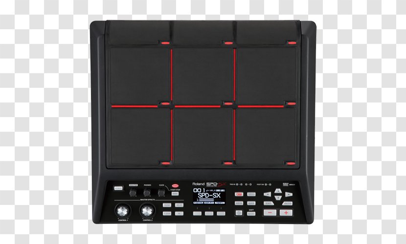 Electronic Drums Percussion Roland Octapad Sampler - Display Device - Drum Transparent PNG