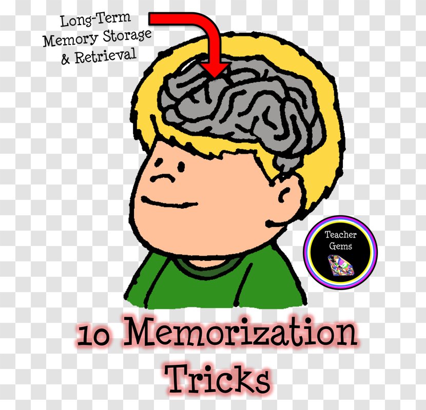 Memorization Study Skills Teacher Clip Art - Cartoon - Memorize Cliparts Transparent PNG