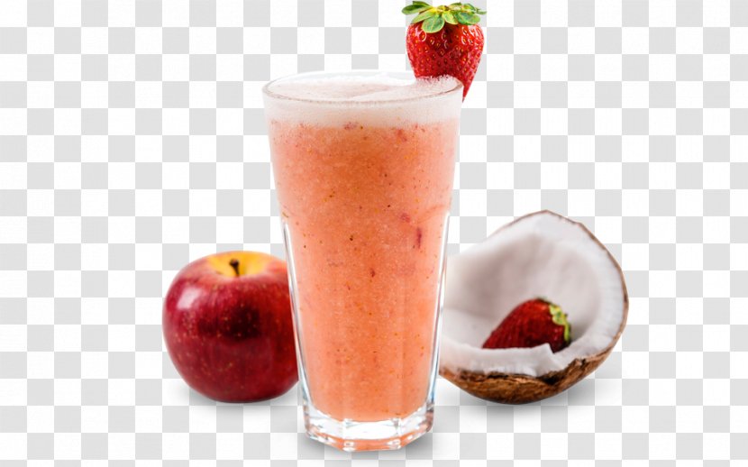 Strawberry Juice Smoothie Milkshake Coconut Water - Apple Transparent PNG