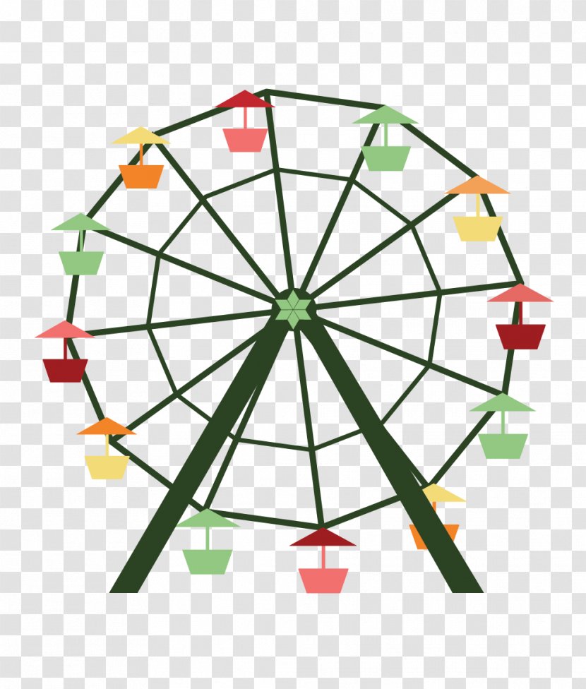 Ferris Wheel Damsgård Attractions Clip Art - Area - Day Transparent PNG