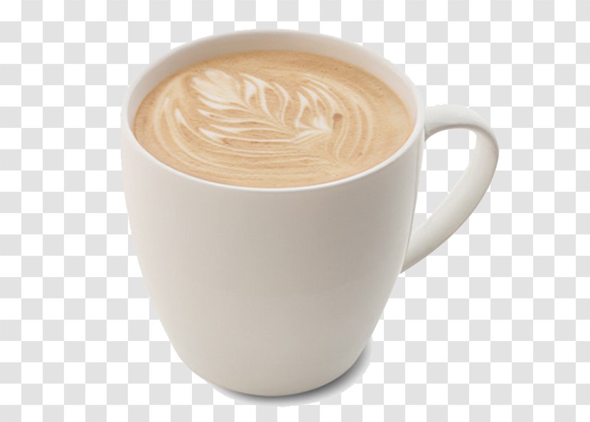 Latte Coffee Espresso Ristretto Cappuccino - Tableware - Drinks Transparent PNG