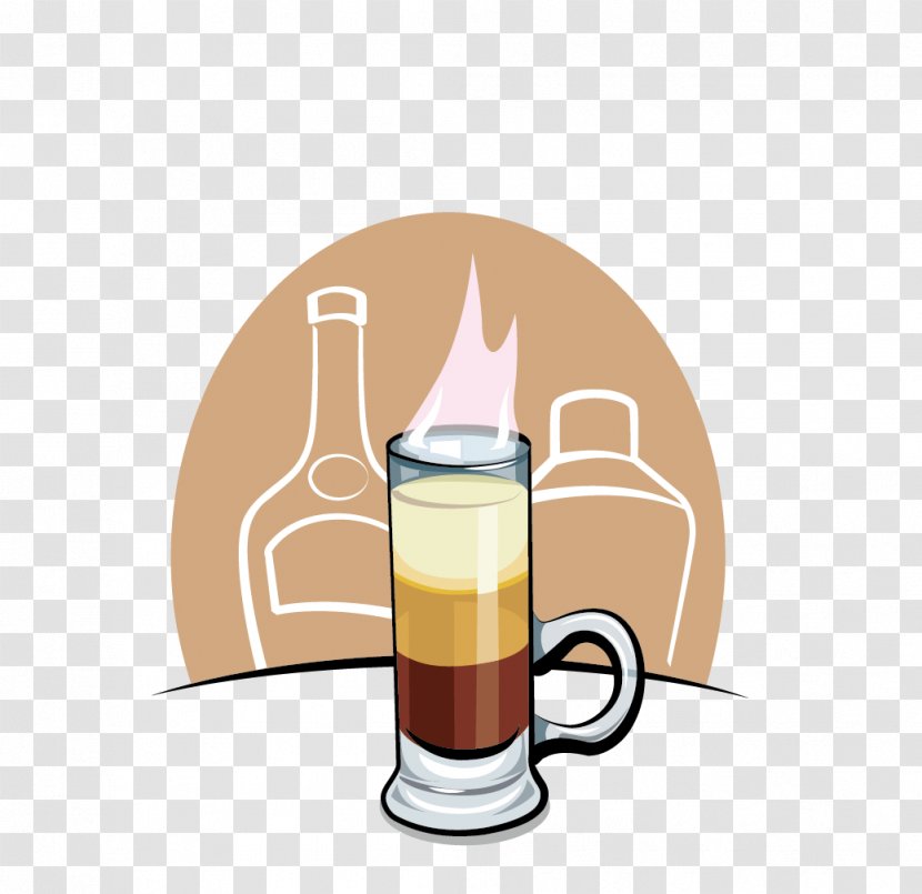 B-52 Cocktail Drawing Clip Art - Drink - Hand-painted Cartoon Transparent PNG