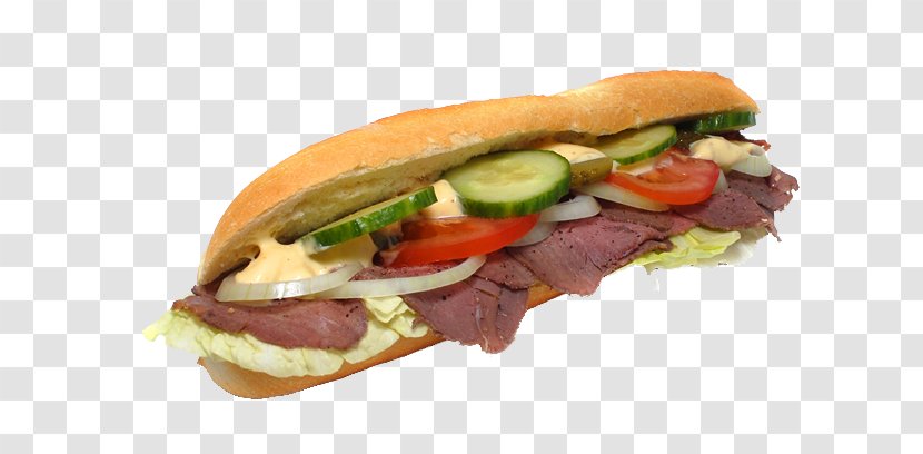 Hot Dog Steak Sandwich Roast Beef Panini - Pan Bagnat - Hotdog Bread Transparent PNG