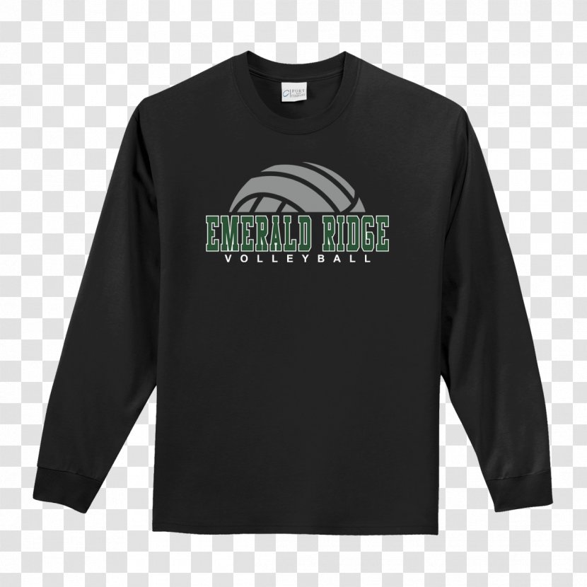 Long-sleeved T-shirt Crew Neck UNDEFEATED - Black Transparent PNG
