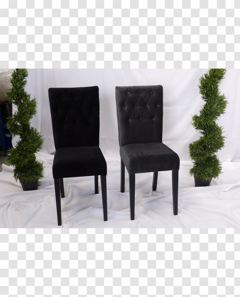 Chair Table Dining Room Furniture Tufting - Velvet - Black Transparent PNG