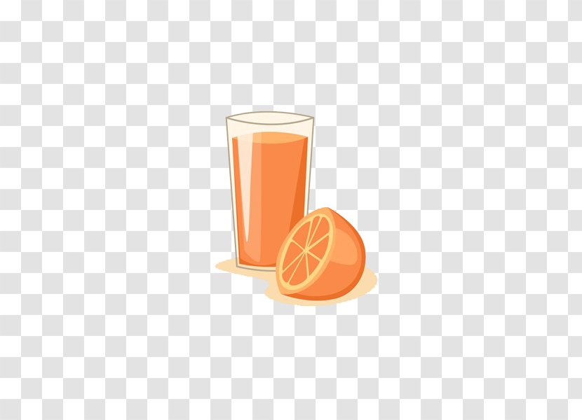 Orange Juice Mandarin Drink Satsuma - Painted Transparent PNG