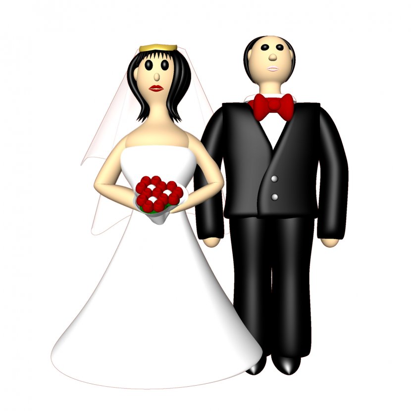 Wedding Ring Bridegroom - Cartoon - Icons Bride Download Transparent PNG