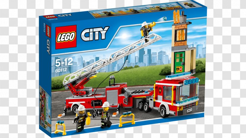 Lego City Toy Technic Fire Engine - Firefighter - Air Rescue Transparent PNG