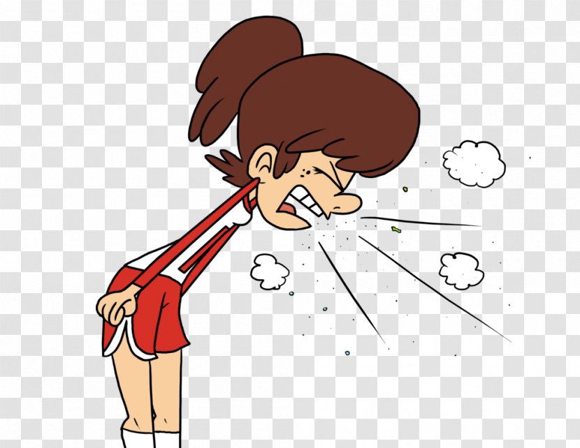 Lori Loud Luan Leni Sneeze Nose - Watercolor - Cough Transparent PNG