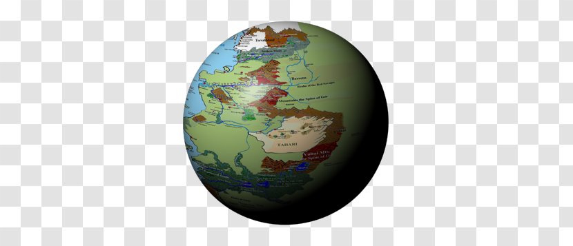 Globe World Gorean Subculture Map - Pianeti Immaginari Transparent PNG