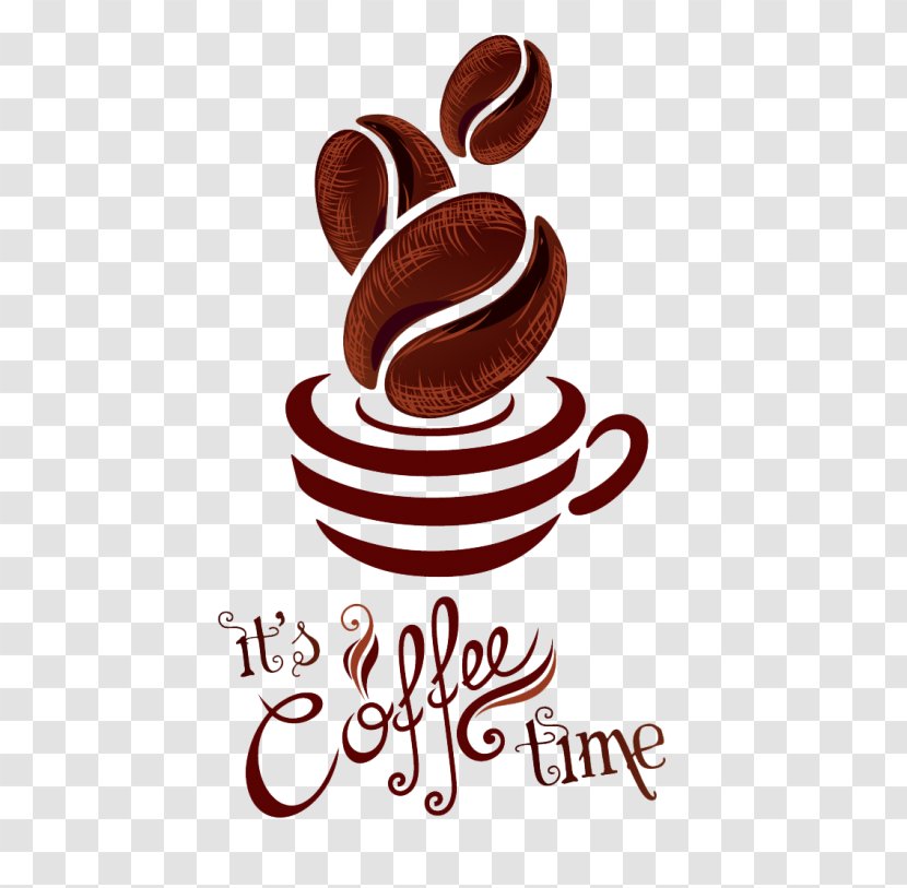 Coffee Cafe Latte Clip Art - Text Transparent PNG