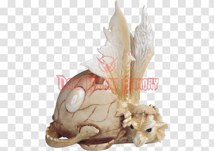 Figurine Statue Birthstone Egg Dragon - Golden Transparent PNG