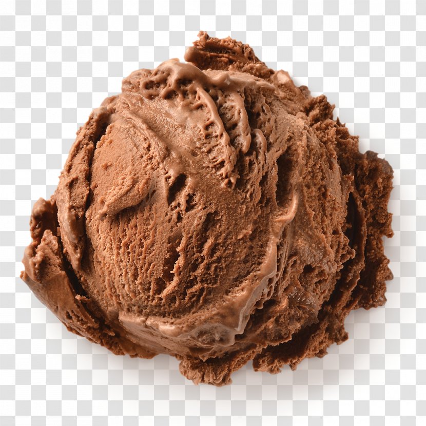 Chocolate Ice Cream Frozen Yogurt Crumble - Truffle Transparent PNG