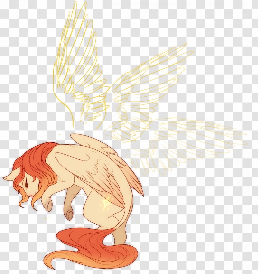 Chicken Legendary Creature Bird Vertebrate Fairy - Tail - Floating Feathers Transparent PNG