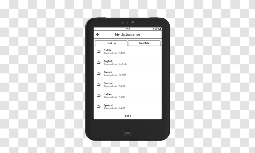Kindle Fire Amazon.com Paperwhite E-Readers Pixel Density - Mobile Phone - Tolino Shine Transparent PNG
