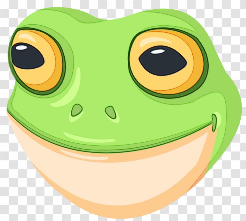 Yellow Tree - Frog - Mouth Emoticon Transparent PNG