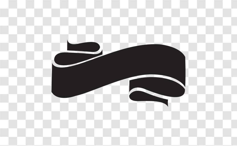 Logo Emblem Label - Fashion Accessory - BLACK RIBBON Transparent PNG