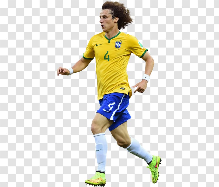 David Luiz 2018 World Cup Brazil National Football Team Jersey FIFA Live Transparent PNG