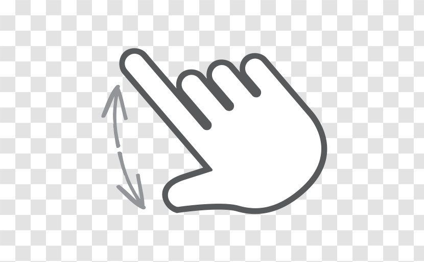 Gesture Pinch Finger Scroll - Handscroll Transparent PNG