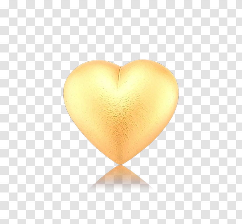 Heart Yellow Heart Love Transparent PNG