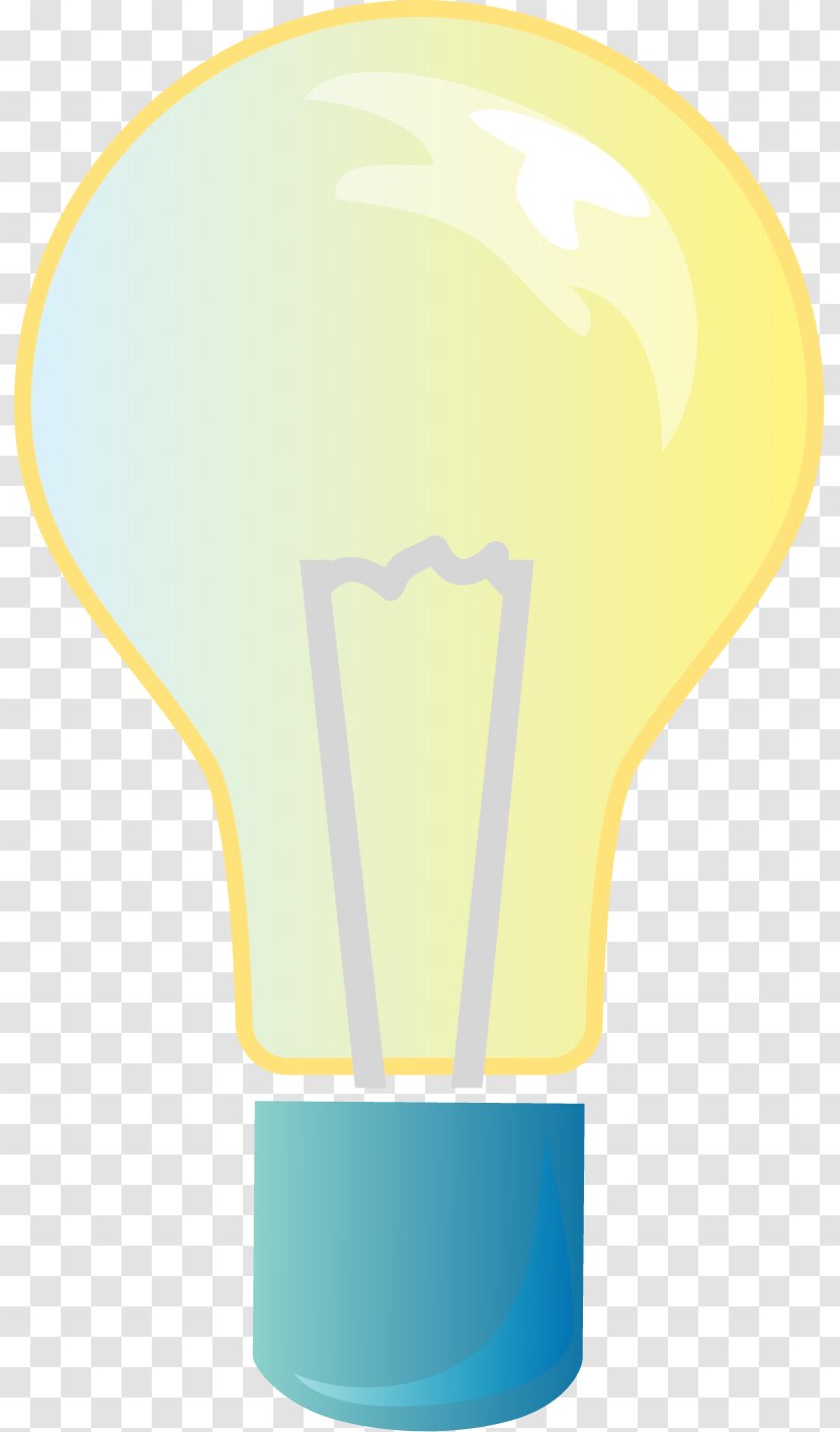 Light Watercolor Painting - Yellow - Hand Painted Bulb Transparent PNG