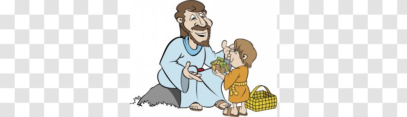 Feeding The Multitude Miracles Of Jesus Bible Clip Art - Food - 5000 Cliparts Transparent PNG