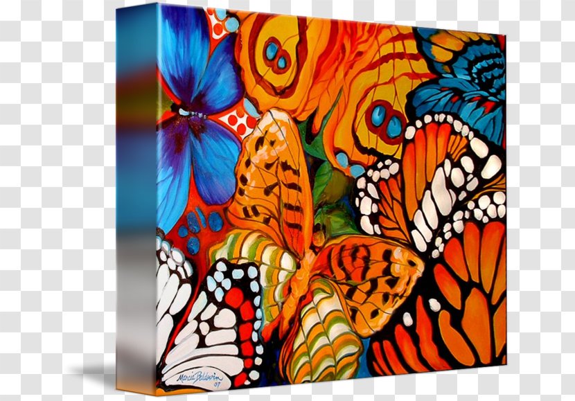 Monarch Butterfly Brush-footed Butterflies Art Painting - Insect Transparent PNG