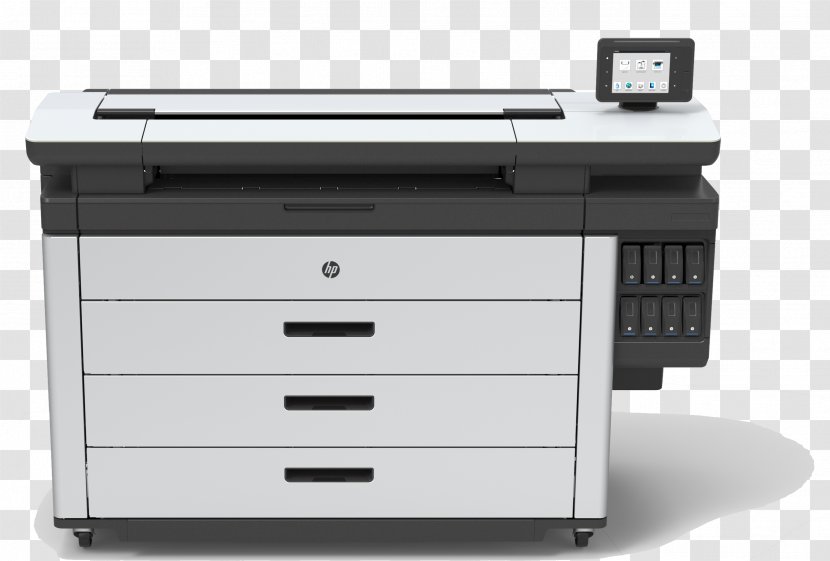 Laser Printing Hewlett-Packard Plotter Wide-format Printer - Hewlett-packard Transparent PNG