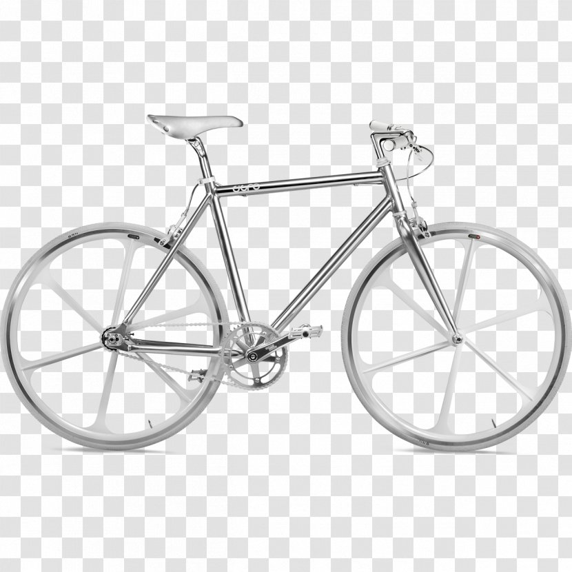 Peddler's Shop Racing Bicycle Fixed-gear Single-speed - Hybrid Transparent PNG