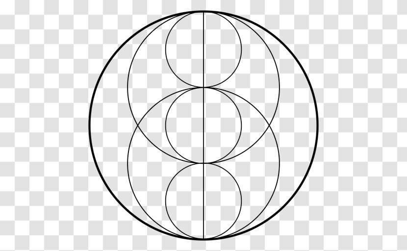 Circle Point Sacred Geometry Symmetry - Monochrome Photography Transparent PNG