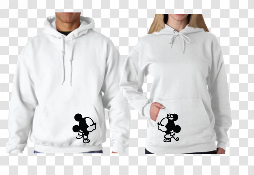 T-shirt Minnie Mouse Clothing Hoodie - Neck - Just Married Transparent PNG