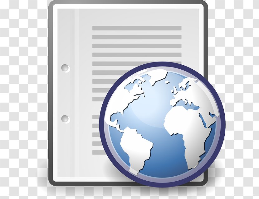 HTML Document Clip Art - Globe - Web Page Transparent PNG