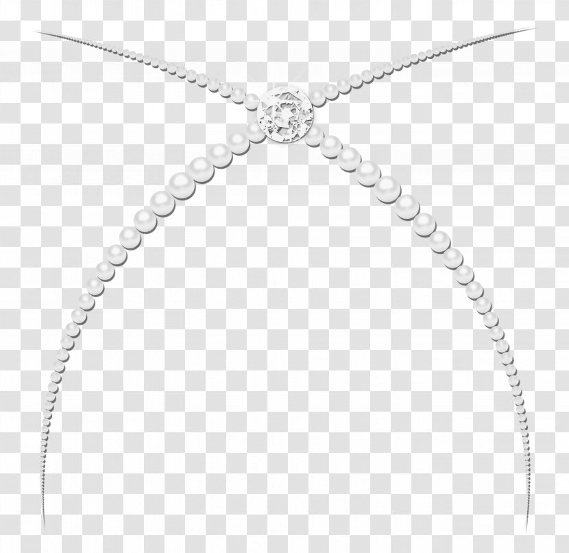 Body Jewellery Clothing Accessories Headgear Chain - Pearls Transparent PNG