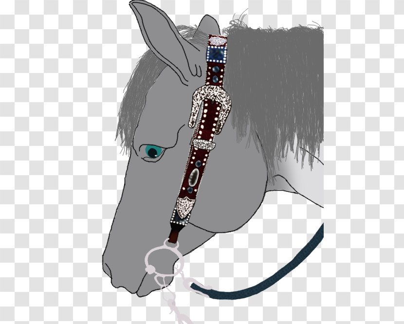 Mane Halter Mustang Pony Rein - Horse Tack Transparent PNG