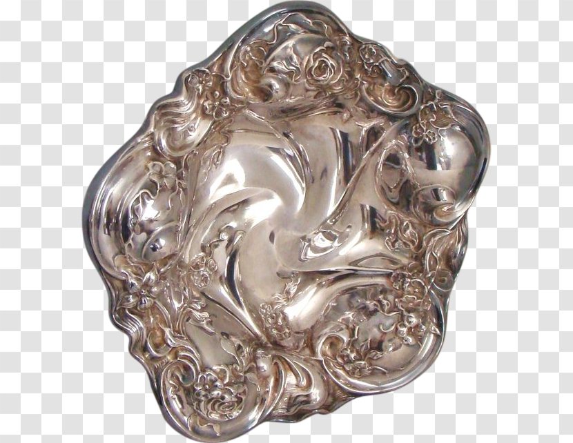 Art Nouveau Sterling Silver Souvenir Spoon - Bowl Transparent PNG