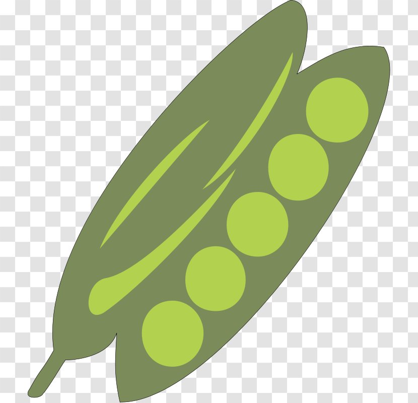 Peapod Clip Art - Leaf - Vegetables Transparent PNG